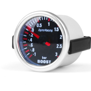 Ceas boost 3 BAR / presiune turbo 52 mm – universal, iluminare LED alb, alimentare 12V